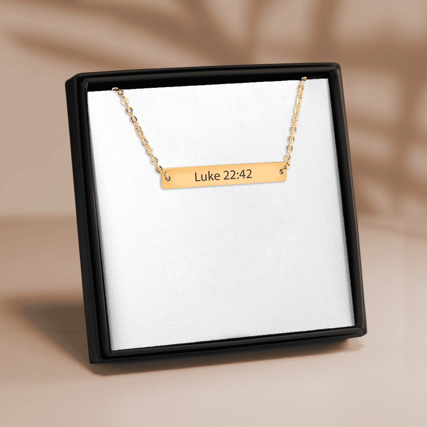 Bible Verse Bar Necklace custom your favorite Bible verse