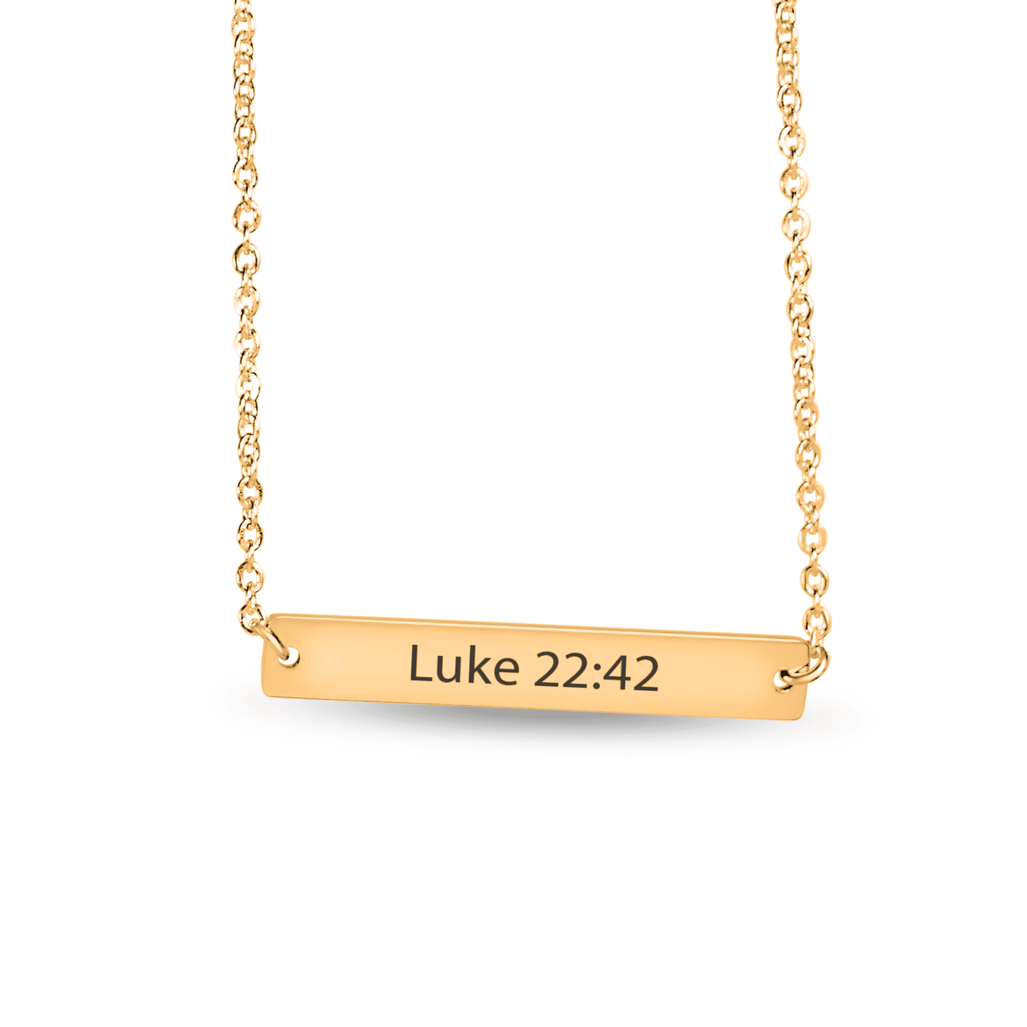 Bible Verse Bar Necklace custom your favorite Bible verse