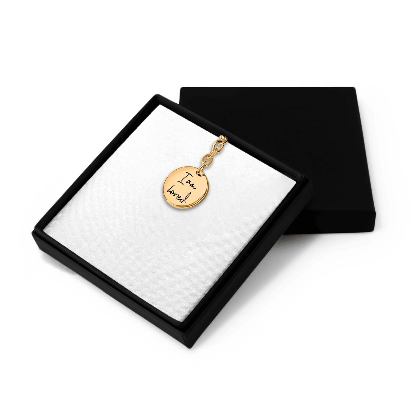 Affirmations Coin Keychains personalized Keychains