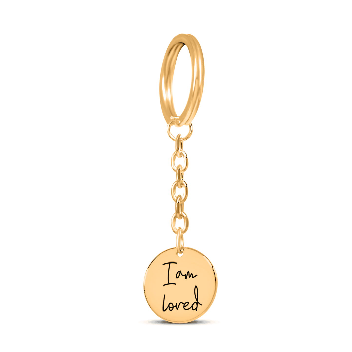 Affirmations Coin Keychains personalized Keychains