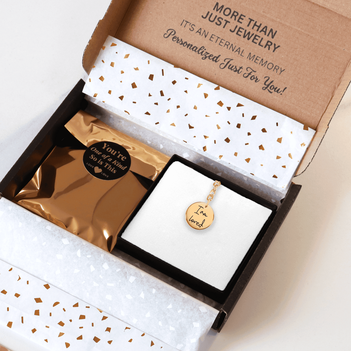 Affirmations Coin Keychains personalized Keychains