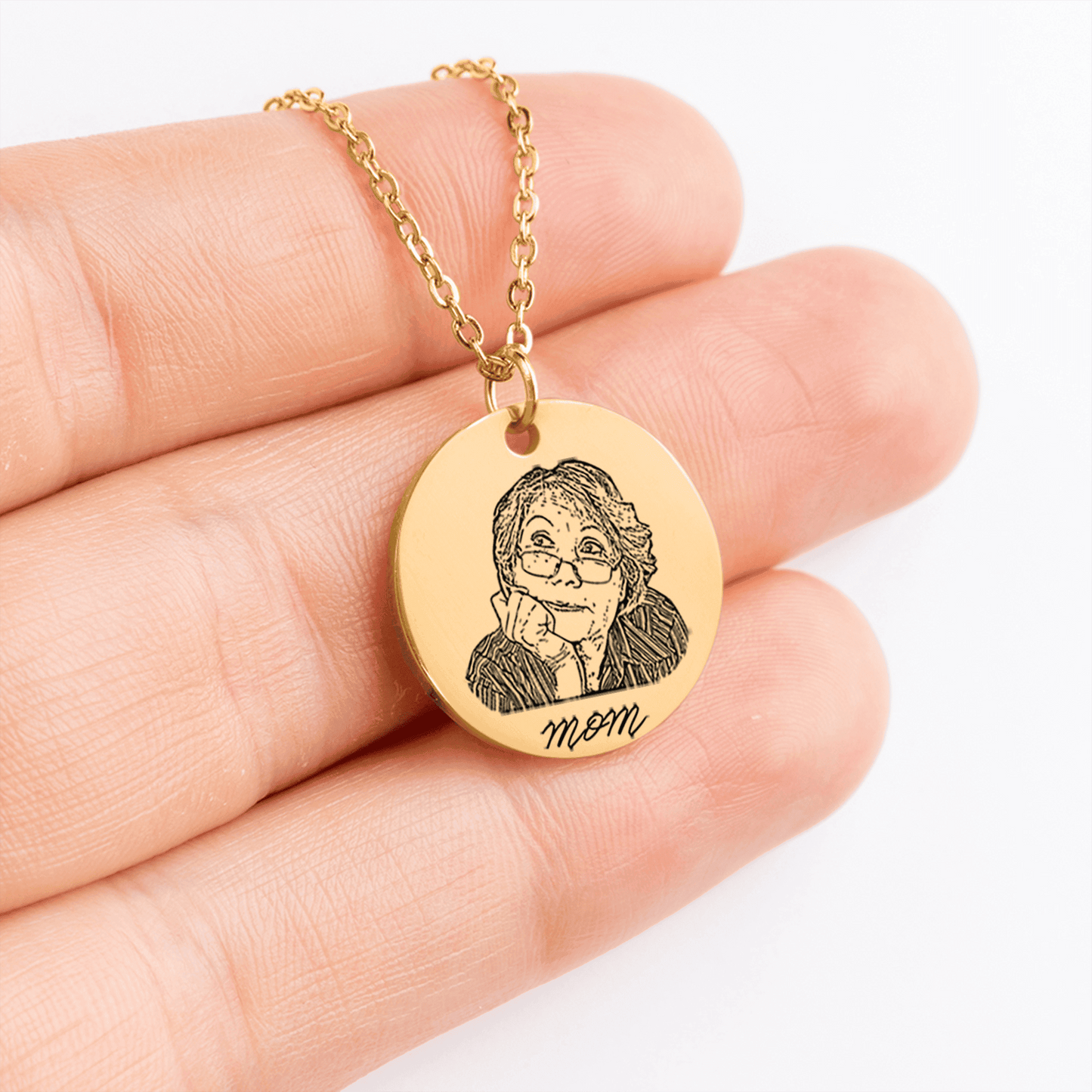 Custom Portrait Pendant