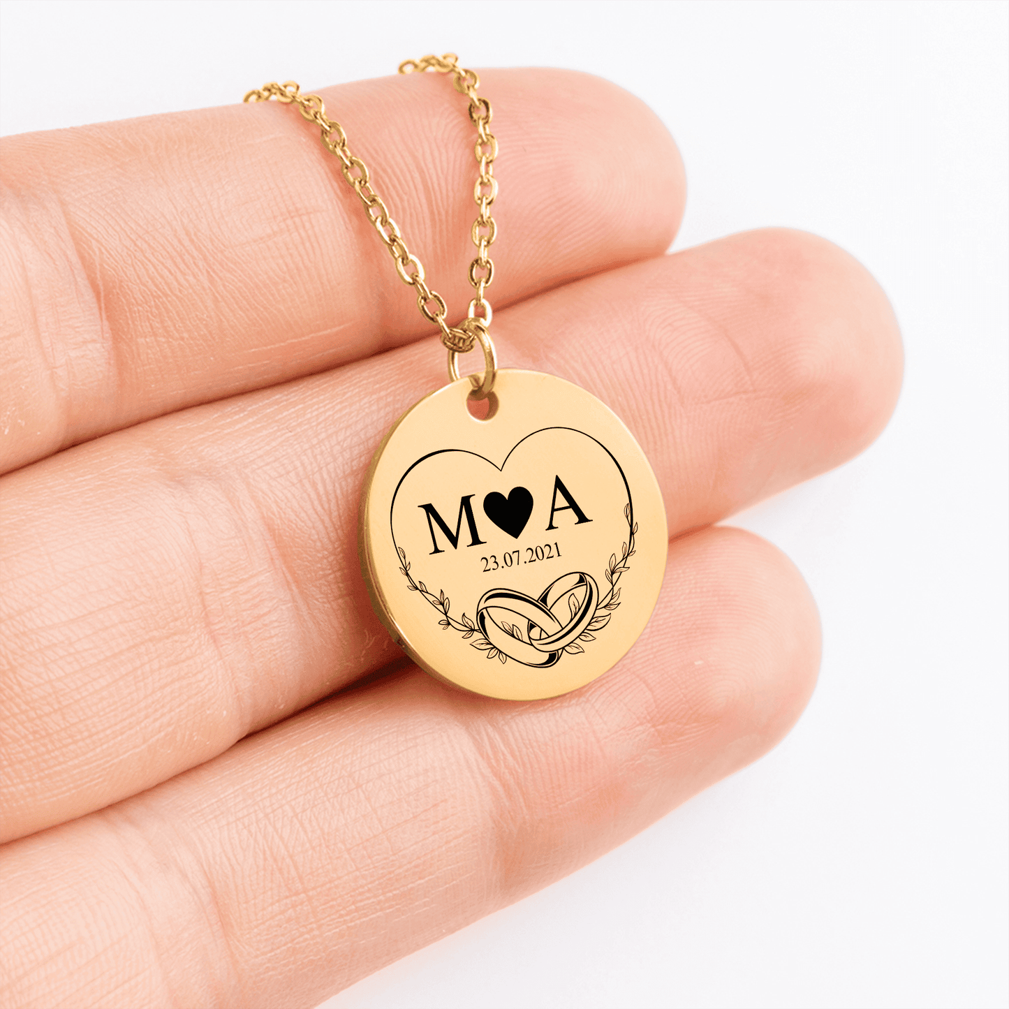 Eternal Love Initials Necklace