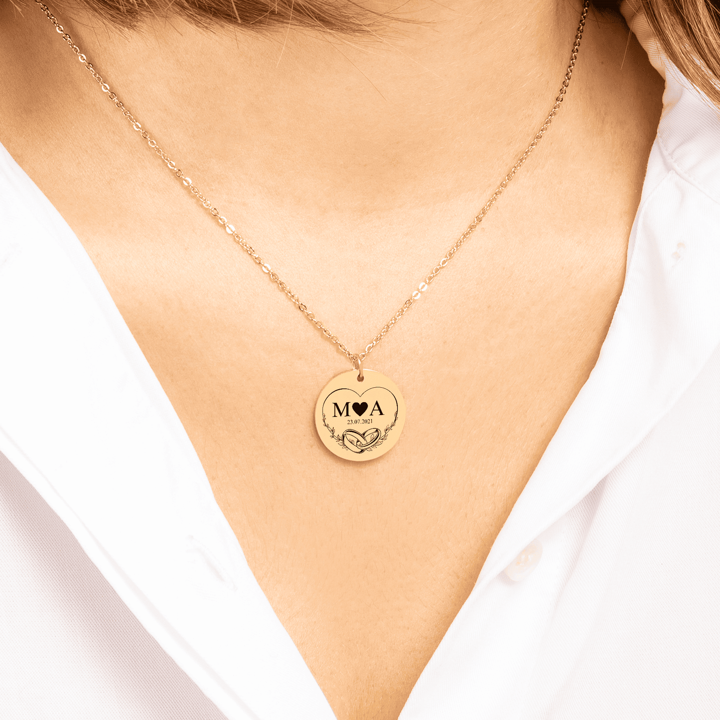 Eternal Love Initials Necklace