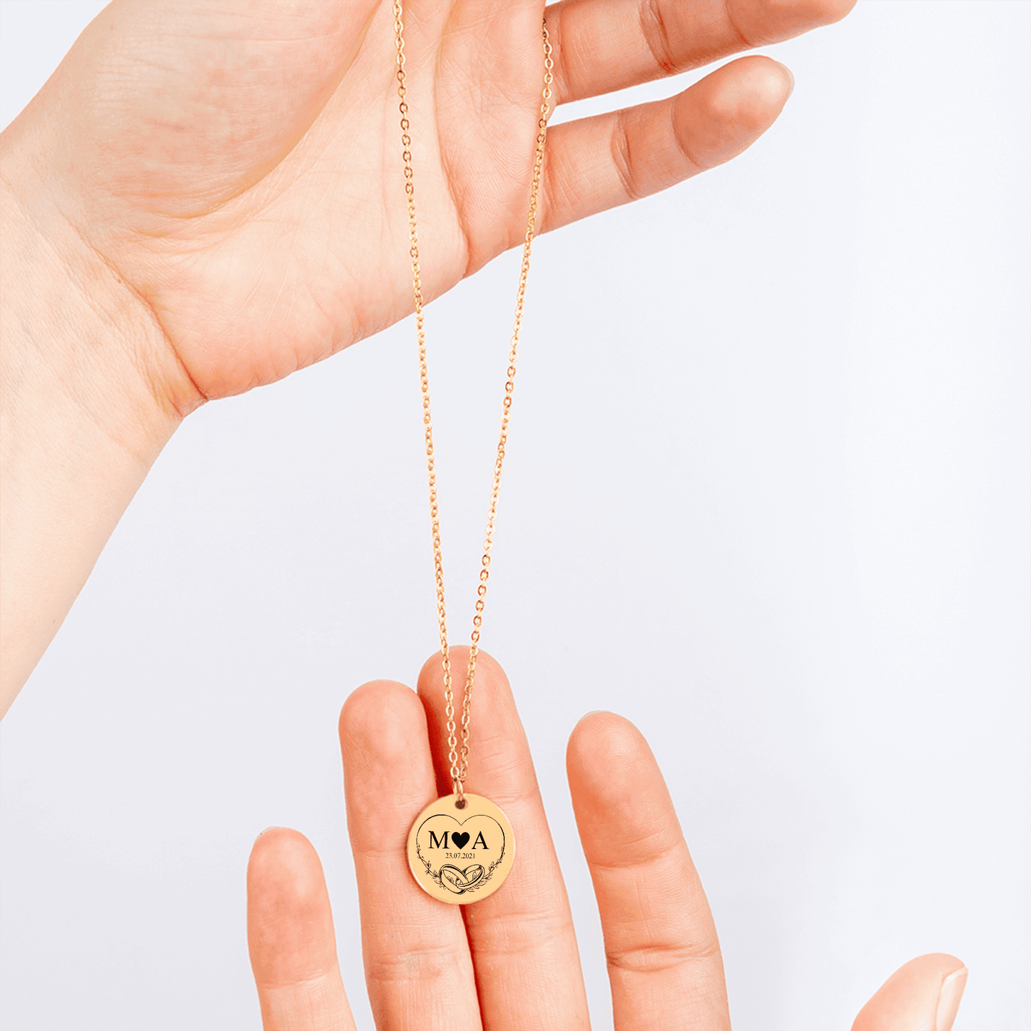 Eternal Love Initials Necklace