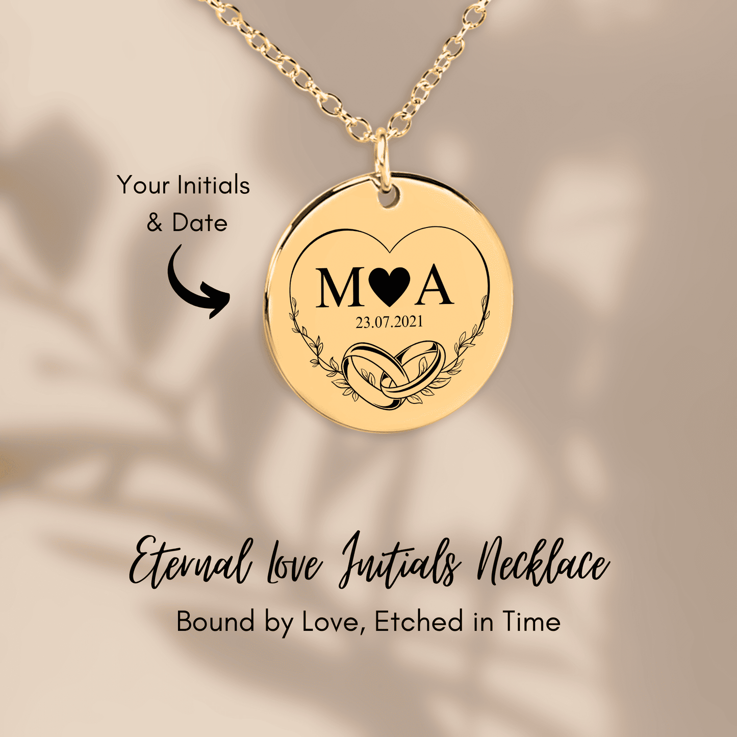 Eternal Love Initials Necklace